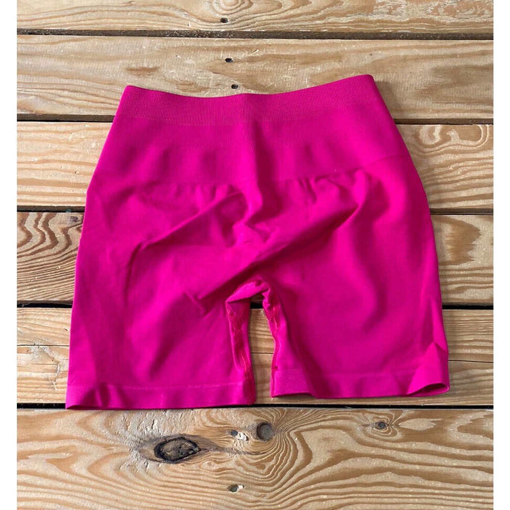 NEW Alphalete Amplify Seamless Biker Shorts Size Small Women’s Pink
